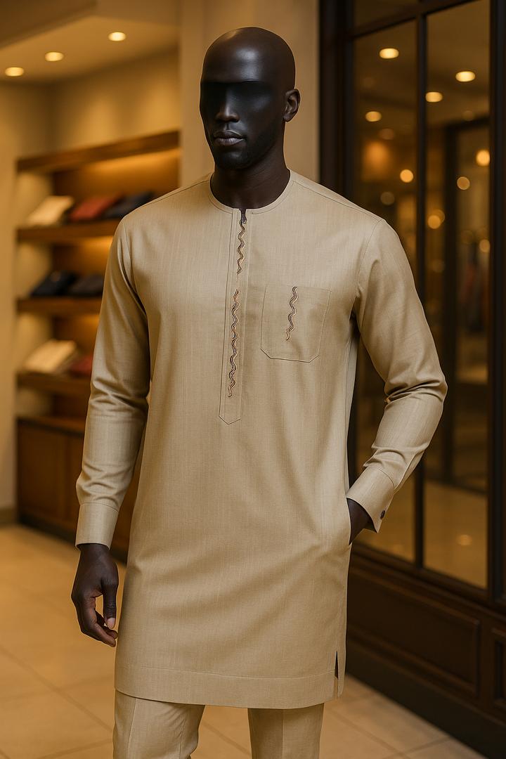 Kaftan 2 pièces coton pur